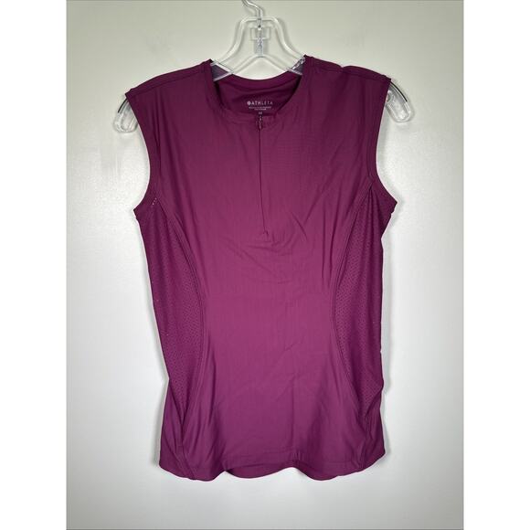 Athleta Pacifica II Tank Rashguard Women's XS Jazzy Purple Swim UPF 50 Beach - Picture 1 of 7